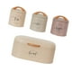 thumbnail image 1 of Juego de 4 vasos para azúcar, café y té, vasos de cocina de metal, versátiles y elegantes, para de despensa y encimera., 1 of 9
