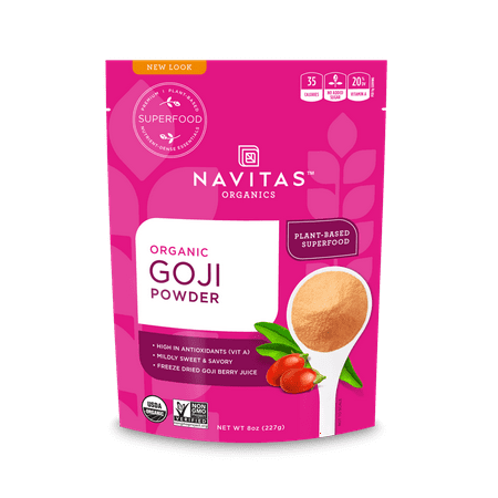 Navitas Organics Goji Powder, 8.0 Oz, 25 Servings (Best Goji Berry Supplement)