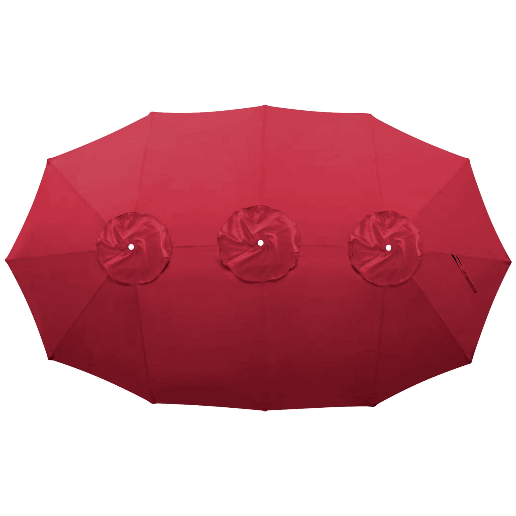 YardGrow 15ft Double Sided Patio Umbrella Replacement Canopy 12rib