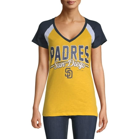 MLB San Diego Padres Women's Short Sleeve Team Color Graphic (Best Mariscos In San Diego)