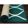 thumbnail image 4 of Maples Rugs Rebecca Moroccan Trellis Low Pile, Non Slip, Pet-Friendly Indoor Rug, 5' x 7', Teal, 4 of 6