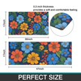 thumbnail image 7 of Pioneer Flower Floral Print Pattern Kitchen Rugs Sets Of 2,Anti Fatigue Kitchen Mat Rugs Non Slip Washable,Decorative Kitchen Floor Mats for Kitchen,Sink,Laundry,17"x30"+17"x47", 7 of 7