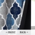 thumbnail image 4 of Cortinas Beauoop 100% opacas, 213 cm, azul y gris, 2 paneles, 4 of 6