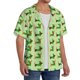 thumbnail image 2 of Fotbe dogs St Patrick's Day Camisa Estampada de Manga Corta para Hombre, Casual de Verano, Estilo Playero, Sin Arrugas-Large, 2 of 5