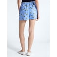 thumbnail image 3 of Free Assembly Women's and Women's Plus Linen Blend Print Shorts, 7" Inseam, Sizes XS-4X, 3 of 5