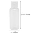 thumbnail image 4 of 15Pcs 50ml Empty Plastic Sample Bottle Container Jar Pot Vial with Lid Perfect for Emollient Water Shower Gel Emulsion, 4 of 7