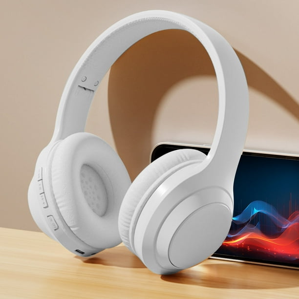 Auriculares Bluetooth Auriculares inalámbricos Auriculares inalámbricos Bluetooth con reducción de ruido inteligente Auriculares estéreo HiFi plegables con batería de larga duración Akmoler