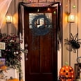 thumbnail image 5 of XGFHYJEH Halloween Wreath, Halloween Wreaths for Front Door, Halloween Decorations, Halloween Home Wall Decor Ornaments, 5 of 7