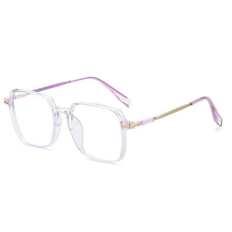 Women Square Oversized Purple Reading Glasses 2.00 Men Anti  display picture 3