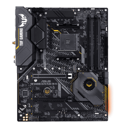 TUF GAMING X570-PLUS (WI-FI) Desktop Motherboard - AMD Chipset - Socket AM4 - ATX