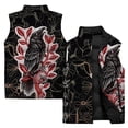 thumbnail image 3 of Chaqueta sin mangas de invierno para hombre, chaqueta con estampado retro 3D, chaleco para deportes al aire libre, chaqueta informal de moda para hombre, cortavientos, 3 of 5