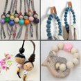 thumbnail image 5 of 50pcs Wood Craft Beads, 1 Inch Natural Wood Beads Crafts For Home And Easter Holiday Decor Diy Jewel, 5 of 5
