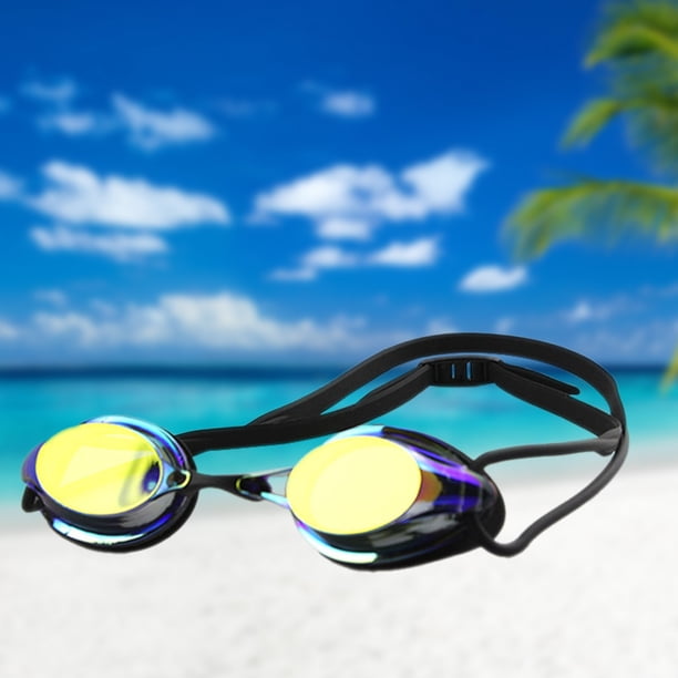 Gafas De Natación Gafas de natación unisex Gafas de natación antivaho para deportes acuáticos (Negro)