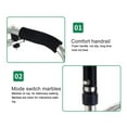thumbnail image 4 of Déambulateur Pliant, Déambulateur pour Aînés avec 6 Hauteurs Réglables, Robuste, en PU pour Personnes Handicapées, 4 of 7