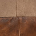 thumbnail image 4 of Square Shaped Leather Handmade Eco-Friendly Antique Brown Pouf - Square Shape Pouf, 16" x 16" x 16", Geometric Pouf, Leather pouf, Recycled Foam with Fibre Fill Stuffed Pouf, Leather Seating Pouf, 4 of 8