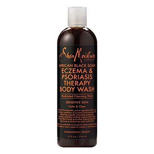 Shea Moisture African Black Soap Eczema And Psoriasis Therapy Body Wash