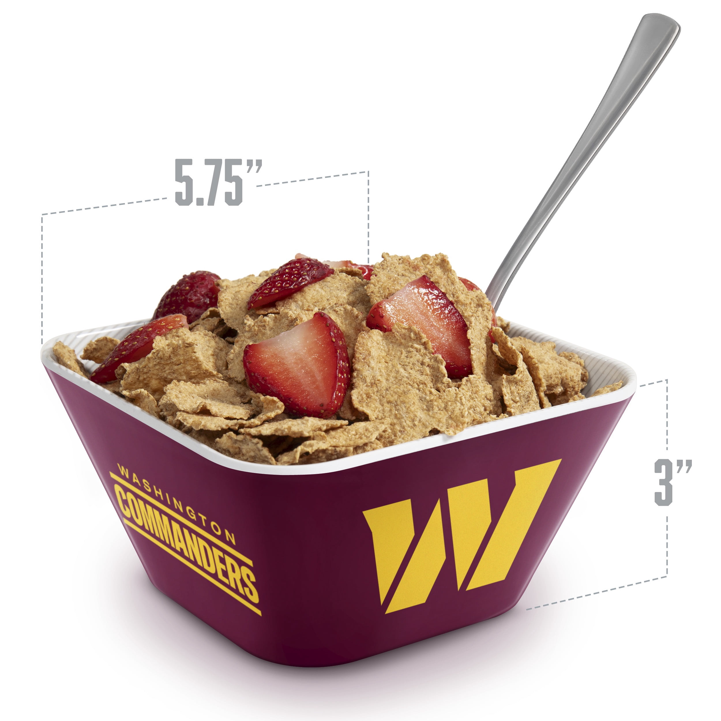 YouTheFan NFL Washington Commanders Small Snack Bowl