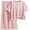 Pink, variant on Wancir Sweater Sets Women 2 Piece Lounge Sets Short Sleeve Knit Pullover Tops Wide Leg Pants