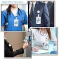 thumbnail image 3 of MaxxMarket ID Badge Holder with Lanyard, Retractable Badge Holders Reels, Breakaway Lanyards Keychain, Cute ID Holders for Women Teacher Nurse Nursing Doctor Student, 3 of 12