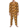 thumbnail image 3 of Hirioo Desert Camouflage for Men's Pajama Sets 2 Piece Pjs Men's Long-Sleeved Pajama Set Button Down Sleepwear,S-XXL-XX-Large, 3 of 7