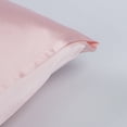 thumbnail image 4 of NT Bay 100% Mulberry Silk Toddler Pillowcase 1 Pack, Natural Travel Pillow Cover, 13" x 18", Pink, 4 of 7