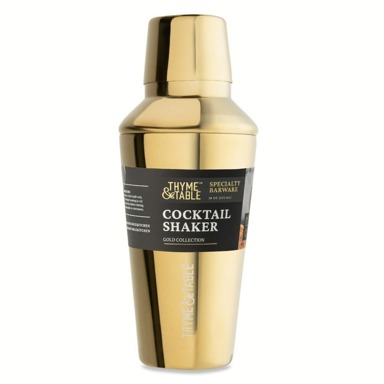 Thyme & Table Gold Cocktail Shaker