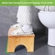 thumbnail image 5 of Taburete de Baño para Adultos en Cuclillas, 7" de Altura, para Niños y Ancianos, Portátil (Natural), 5 of 16