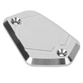 thumbnail image 5 of Tapa de depósito de líquido de frenos delantero de aleación de aluminio, compatible con Honda GL1800L Goldwing 1800 2018-2020, color plateado, 5 of 5