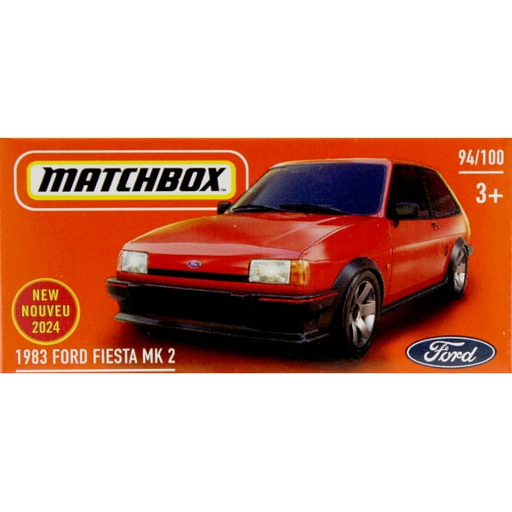 Matchbox 1983 Ford Fiesta Mk2 Diecast Car (Red)