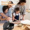 thumbnail image 7 of 2-in-1 Pre-Seasoned 5 Qt Cast Iron Dutch Oven with Skillet Lid, Dual Handles, Perfect for Bread, Frying, Baking, Camping & BBQ, 7 of 7