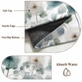 thumbnail image 6 of 3'x5' Rug for Living Room Bedroom, Watercolor Dandelion Washable Area Rugs Non-Slip Carpet Mats, Spring Flowers Botanical Vintage Indoor Low Pile Area Rug Runner for Kitchen, Mudroom, 6 of 8