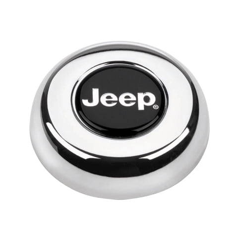 Personnalisez Votre Volant Emblème de Jeep Chromé