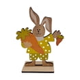 thumbnail image 1 of Heiheiup Easter Bunny Decorations Wooden Bunny Spring Decorations Style Home Resurrection Tabletop Centerpieces, 1 of 5