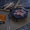 thumbnail image 3 of Estera de aislamiento de tela ignífuga para acampar al aire libre, manta ignífuga de fibra de vidrio de silicona resistente a altas temperaturas, manta ignífuga para barbacoa, tapete de mesa anti, 3 of 5