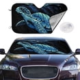 thumbnail image 2 of Balery Ocean Turtle Windshield Sun Shade, Car Front Window Sunshade Cover ,Automotive Interior Portected Blocks Uv Rays For Car Pickup Truck Suv Accessories- Small, 2 of 7