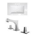 thumbnail image 1 of American Imaginations 21-in. W 3H8-in. Ceramic Top Set In White Color AI-15749, 1 of 1