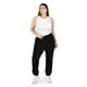 thumbnail image 5 of Pantalón Jogger Roman Fashion Terciopelo Talla Extra 7127 Negro 42, 5 of 6