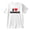 White, variant on I Love Sombr Cotton Tee Unisex Round Neck Short Sleeve Fashion Casual T-shirt
