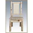 thumbnail image 1 of Chaise Latérale avec Design d'Arbre de Pin Gravé au Laser, 1 of 1