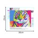 thumbnail image 5 of DIY 5D Diamond Painting 7198 Colorful Tiger 25X30 Taladro completo yeacher pintura de diamante, 5 of 6