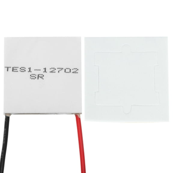 TES1-12702 Semiconductor Refrigeration Tablets 15.8V 2A 18W Heatsink Thermoelectric Cooler Cooling 30x30mm