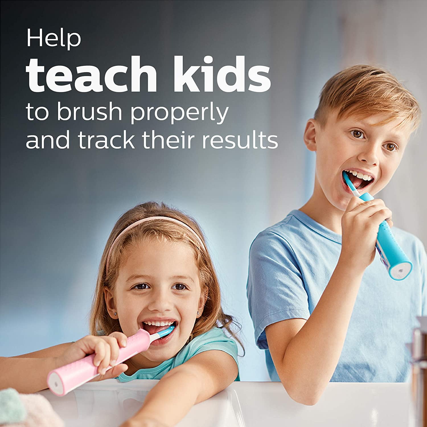 Philips Sonicare Kids Bluetooth Rechargeable Electric Toothbrush, HX6321/02