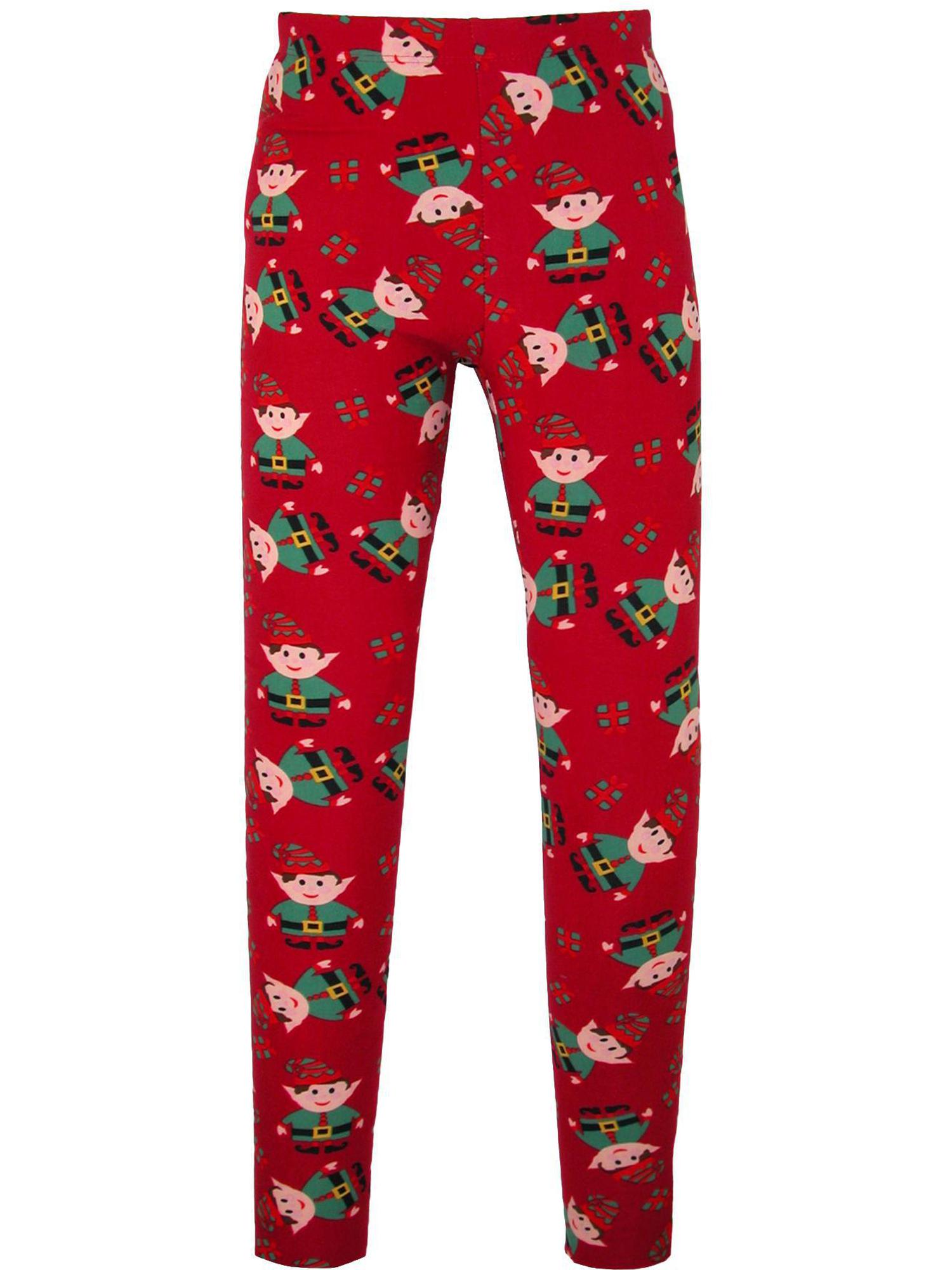 women's holiday print leggings