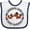 White and Navy, variant on Inktastic Grandpa Loves Me Grandchild Horse Boys or Girls Baby Bib