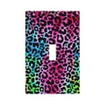 thumbnail image 1 of DouZhe 1-Gang Toggle Switch Wallplate, Rainbow Animal Texture Decorative Wall Plates, 1 of 7