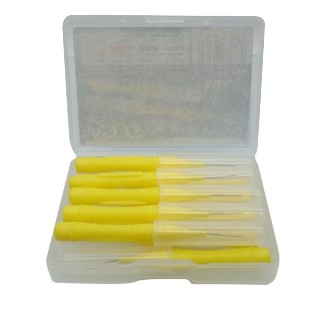 10 PCS/Box 1-Shaped Orthodontics Interdental Brush Cleaning Teeth Crevice Brush