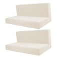 thumbnail image 4 of 4 fundas para asientos de RV, fundas de cojín, suaves, fáciles de instalar, fundas de cojín, blanco, 4 of 8