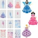 thumbnail image 1 of 12 plantillas de princesas - Plantillas de cambio de atuendo de elfo de 29,5 x 21 cm para pintar sobre madera, suelo y tela, 1 of 7
