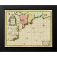 thumbnail image 2 of Valk 18x15 Black Modern Framed Museum Art Print Titled - New England to Virginia, Nova Belgica - Valk 1636, 2 of 5