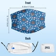 thumbnail image 5 of Cute Dachshund Dog Graphic Printed Cloth Face Masks Reusable Washable Adjustable for Child (10 PCS), 5 of 5